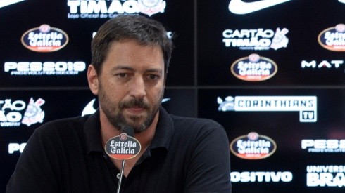 Duilio Monteiro Alves, presidente do Corinthians - Foto: Daniel Vorley/AGIF