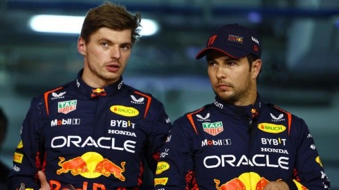 La actitud de Max Verstappen con Checo Pérez tras la entrega de premios en el GP de Arabia Saudita.