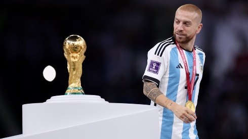 "Papu" Gómez fue parte de la Argentina campeona del Mundial de Qatar 2022