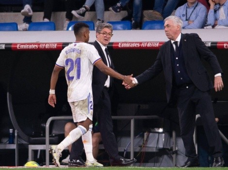 Rodrygo se mostró abierto a recibir a Ancelotti en la Selección de Brasil