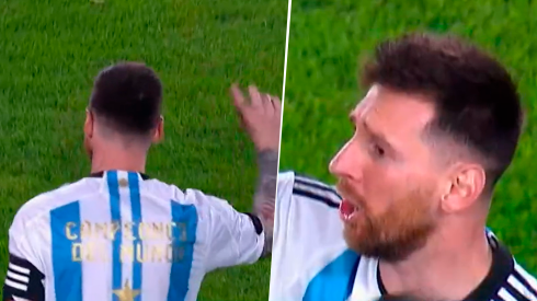 "Se enojó": el momento en el que pusieron nervioso a Messi en los festejos