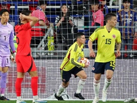 Colombia consiguió un empate ante Corea del Sur
