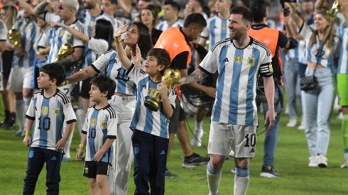 AMOR: el mensaje que Antonela Roccuzzo le dedicó a Messi tras la fiesta en el Monumental