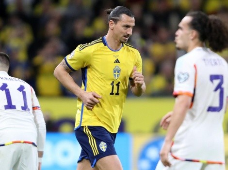 Zlatan Ibrahimovic rompe otro récord de veteranía, esta vez con Suecia