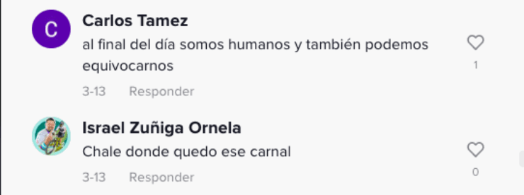Comentarios contra Espericueta | Tik Tok