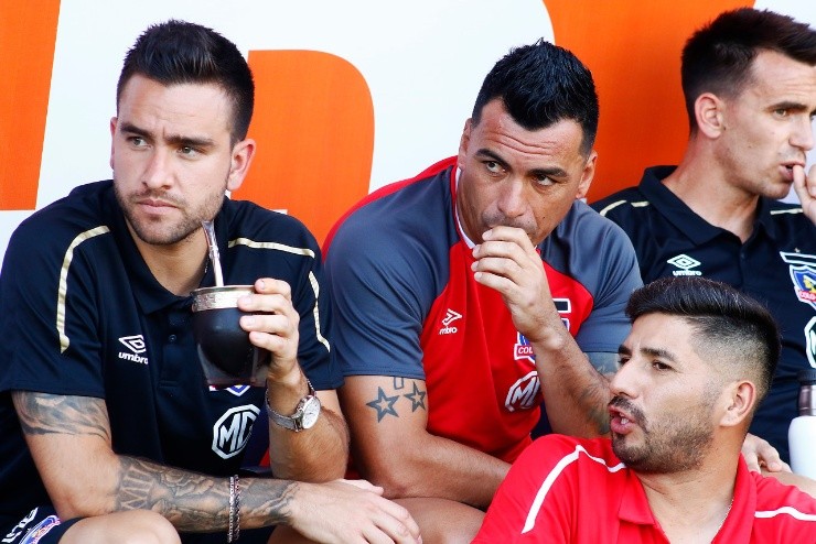 Paredes y Zaldivia compartieron en Colo Colo | Foto: Agencia UNO 