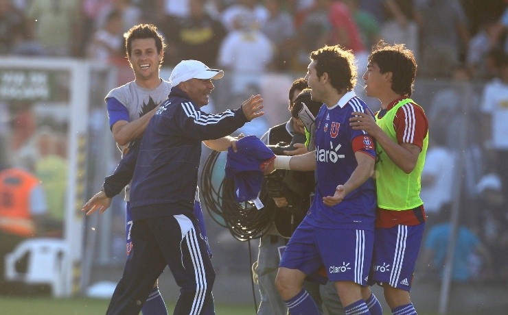 Rivarola y Sampaoli estuvieron juntos en la U | Foto: Agencia Uno 