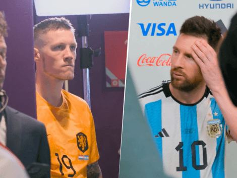 FIFA publicó un revelador video de Messi y Weghorst segundos antes del "qué miras bobo"