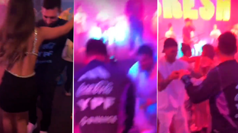 VIDEO VIRAL | ¡Y al final bailó! Messi, Anto Roccuzzo, De Paul y Tini al ritmo de la T y la M en una fiesta
