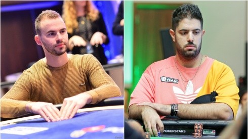 Renan Bruschi e Vistor Pertille dividiram as primeiras colocações em torneio de poker online (Fotos: Tomas Stacha/PokerStars e Divulgação/LAPT)