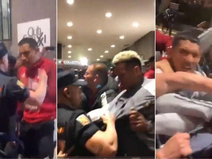 Video: La Selección de Perú y su feroz encontrón con la policía española