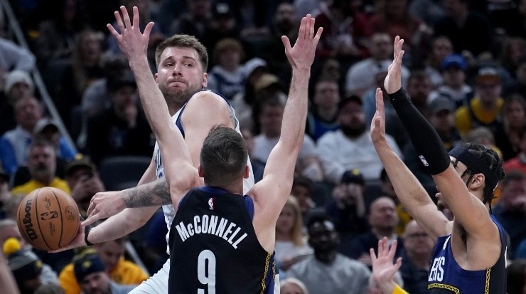 Luka Doncic vs. Indiana Pacers (Foto: Getty Images)