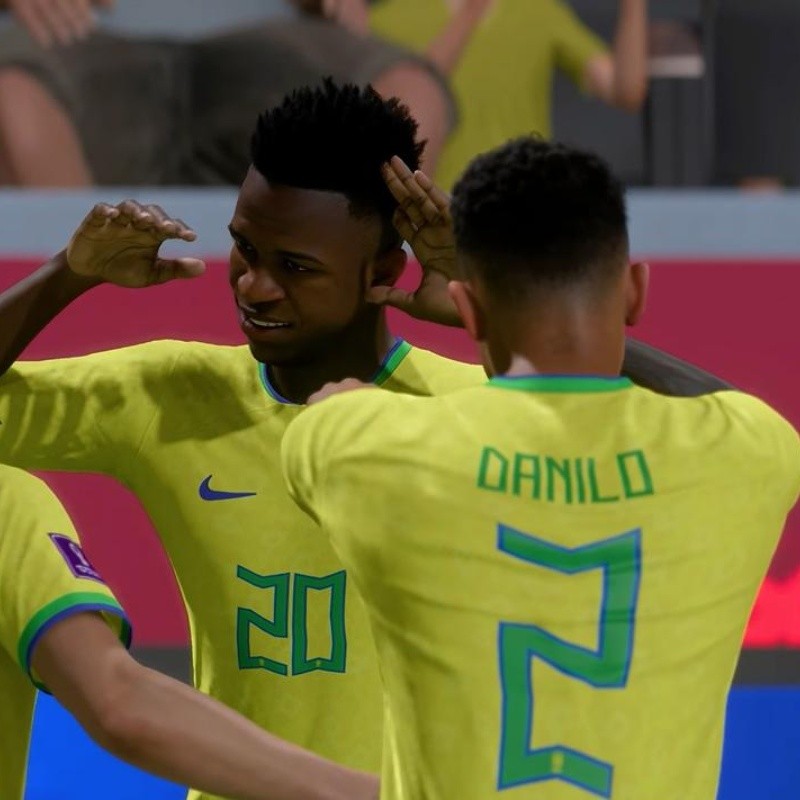 La nueva celebración de Vinicius Jr. llegó al FIFA 23 y es FUROR entre los fanáticos