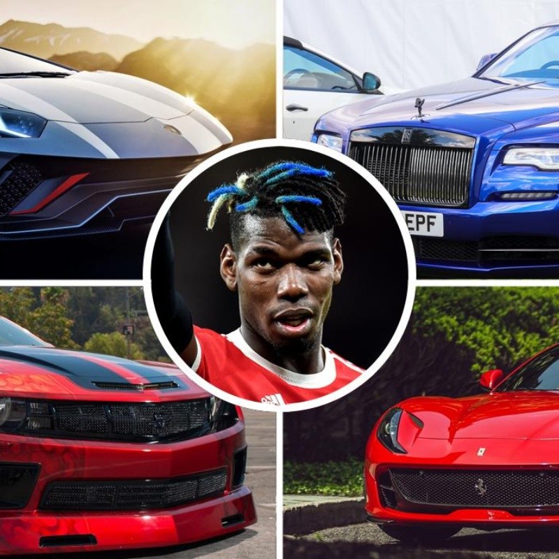 Ferrari, Lambo, Audi y todo lo que te puedas imaginar: así es la IMPACTANTE colección de coches de Pogba