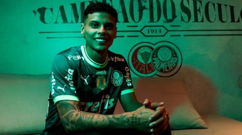 Richard Ríos con Palmeiras.