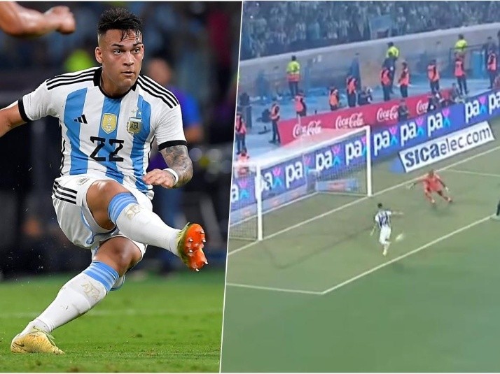 VIDEO: ¡Increíble! Lautaro Martínez erra un gol solo frente al arco en amistoso