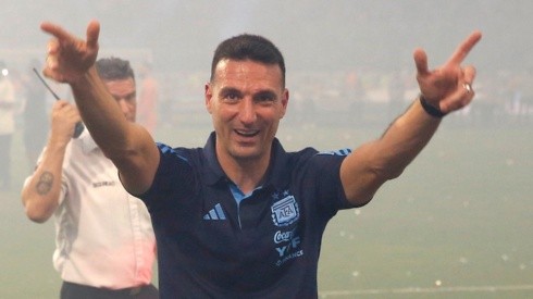 Emiliano Armenteros se refirió a Lionel Scaloni.