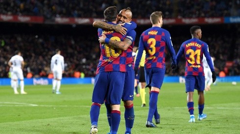 Messi y Vidal mantienen una muy buena relación.