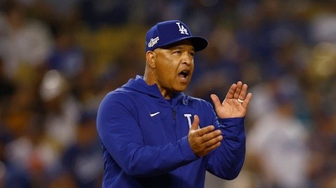 Manager Dave Roberts of the Dodgers