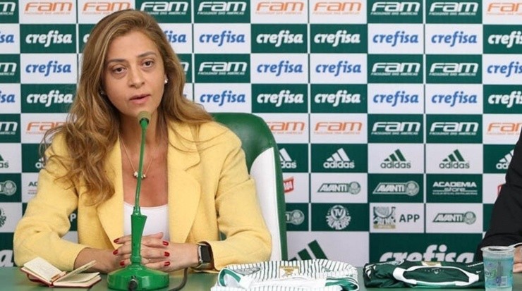 Leila Pereira não irá trazer Mauricio para o Palmeiras. Foto: César Greco/Palmeiras