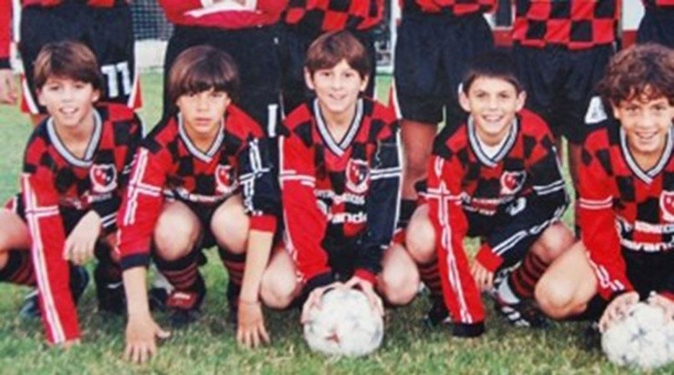 Messi during his Newell’s days (Infobae)