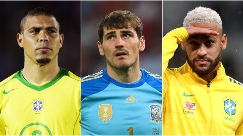 Ronaldo Nazario, Iker Casillas, and Neymar