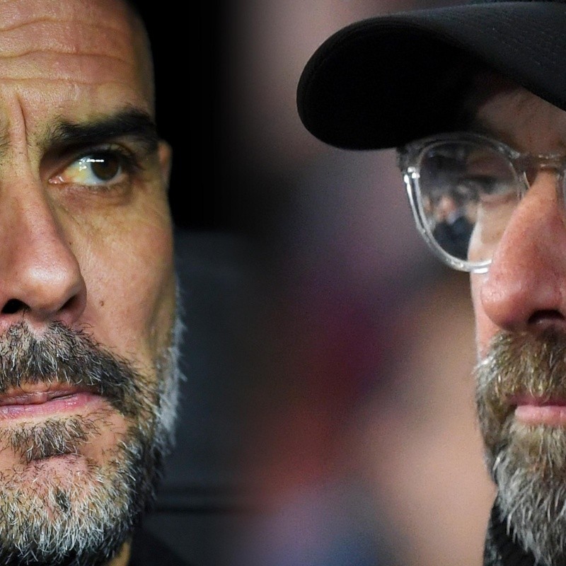 ¿Cómo está el historial entre Pep Guardiola y Jurgen Klopp?