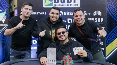 Caique Moraes foi campeão de torneio no BSOP (Foto: Divulgação/BSOP)
