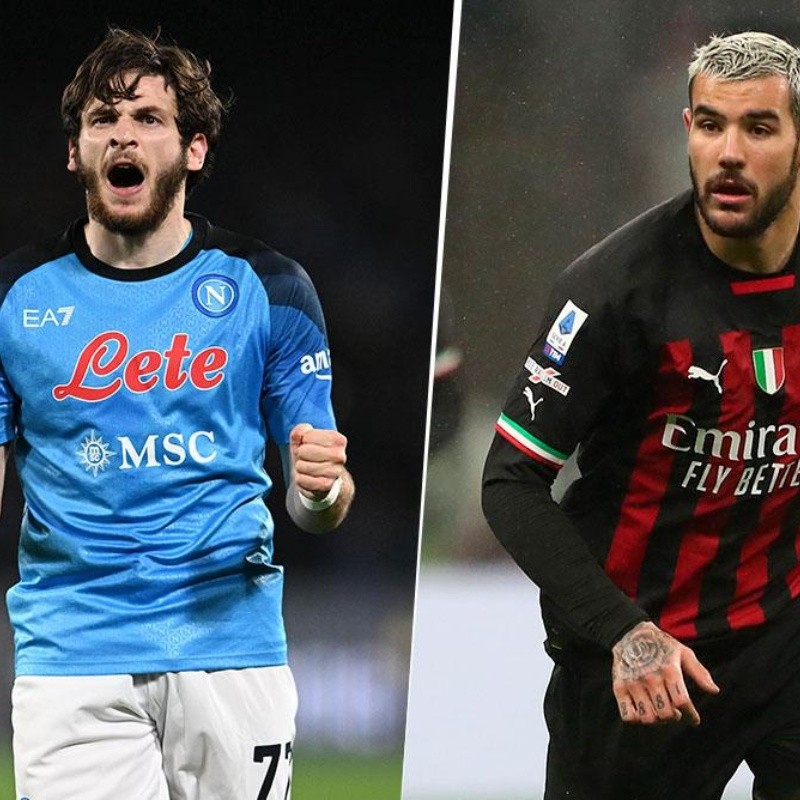 Napoli vs Milan: alineaciones para el partido de la fecha 28 en la Serie A