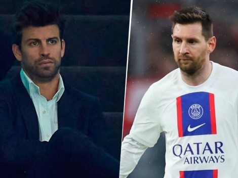 Pinchó el globo: Piqué se refirió al regreso de Messi al Barcelona