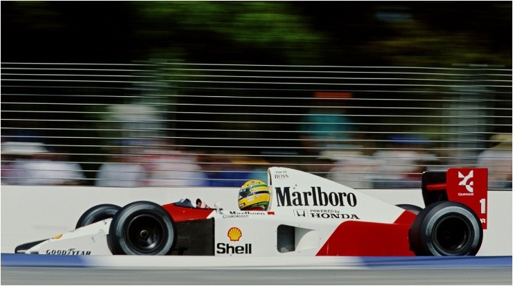 Ayrton Senna en el GP de Australia de 1991 (Foto: Pascal Rondeau | Getty Images)