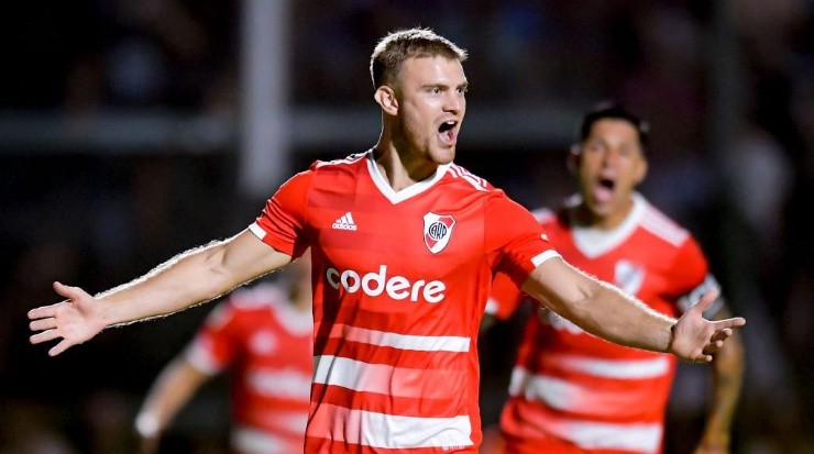 Beltrán, el goleador de River. (Foto: Getty)