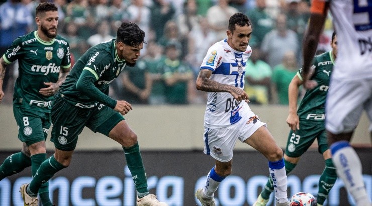 Foto: Abner Dourado/AGIF - Luan Dias brilhou contra o Palmeiras.