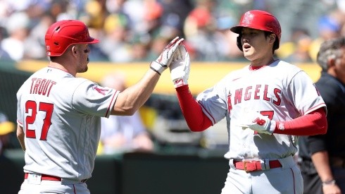 Trout and Ohtani of the Angels