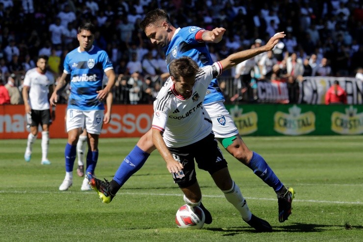 Bouzat fue titular en Colo Colo ante Huachipato | Foto: Photosport 
