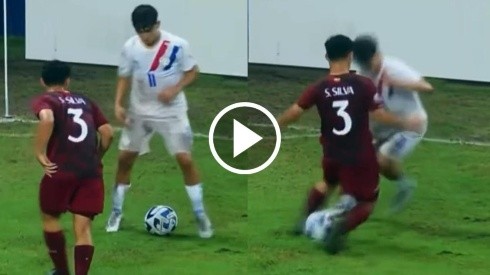 ¡Puro potrero! El tremendo caño que tiró la joya de Paraguay en el Sudamericano Sub 17