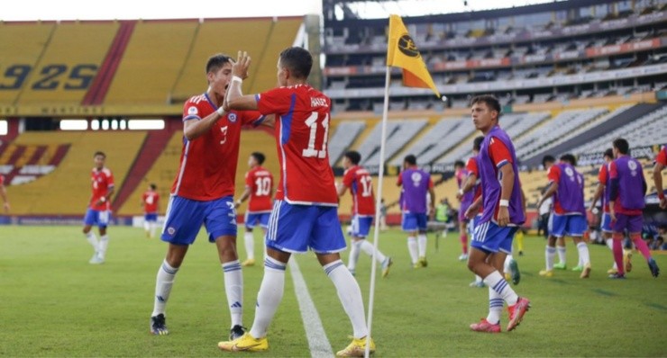 La Roja sub 17 venció a los 'Charrúas' en Guayaquil | Foto: CONMEBOL 