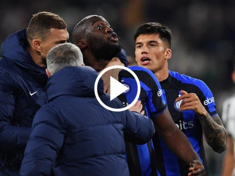 VIDEO | Lukaku estalló contra los hinchas de Juventus y terminó expulsado