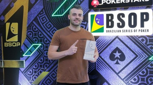 William Cestari venceu o "No-Breaks Deepstacks" do BSOP (Foto: Divulgação/BSOP)