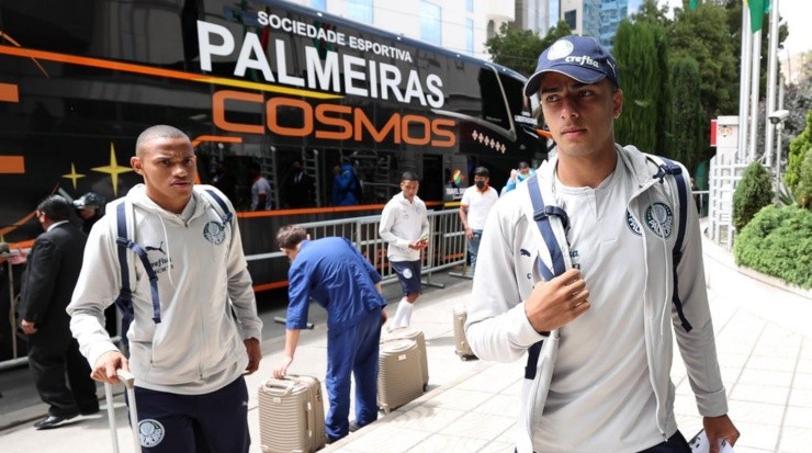 Elenco do Palmeiras chegou nesta terça-feira (4) na Bolívia. Foto: Flickr oficial Palmeiras
