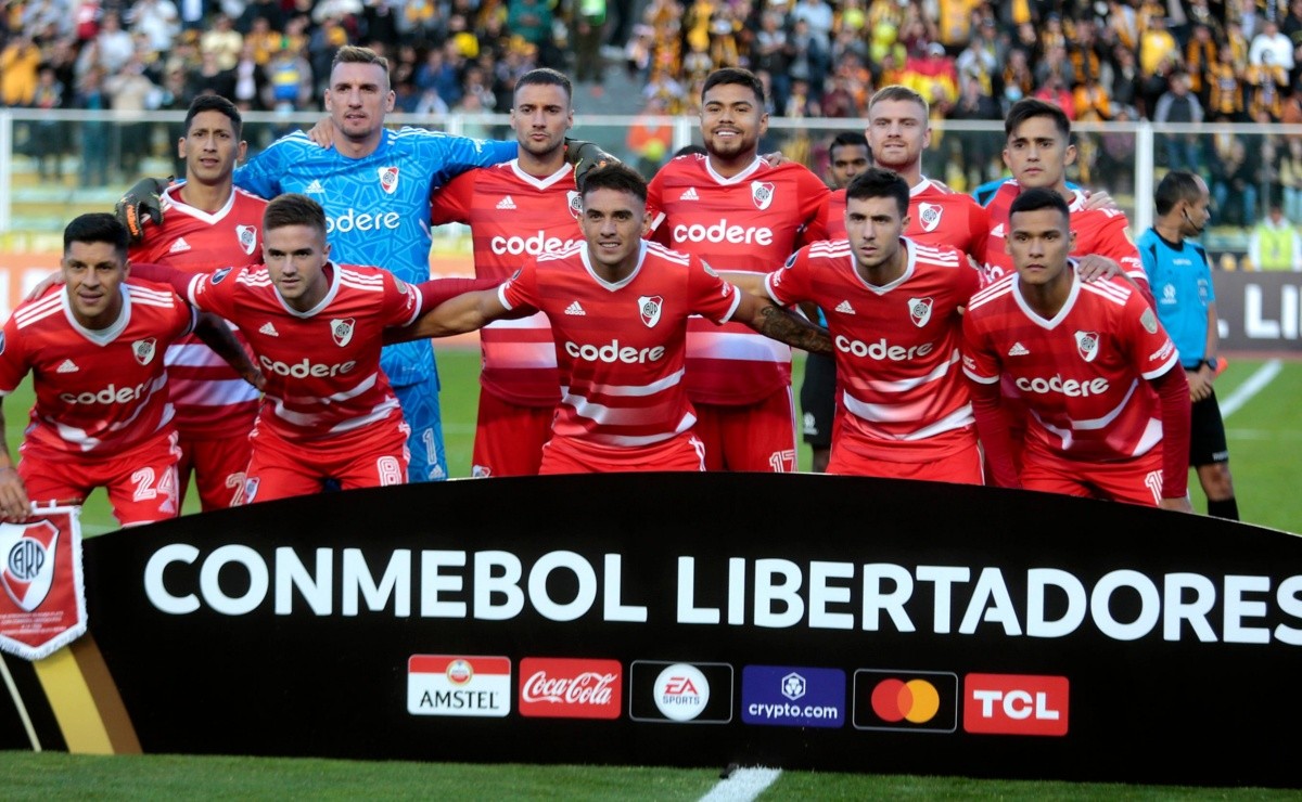 Tabla de posiciones del grupo de River en la Copa Libertadores 2023