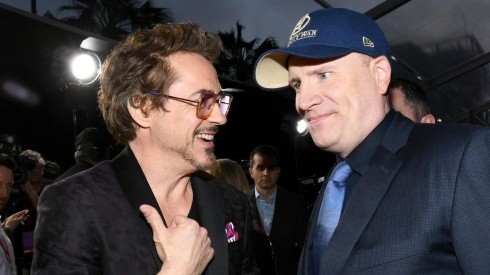 Robert Downey Jr y Kevin Feige