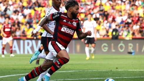 API/AGIF - Gabigol na final da Libertadores ano passado pelo Flamengo