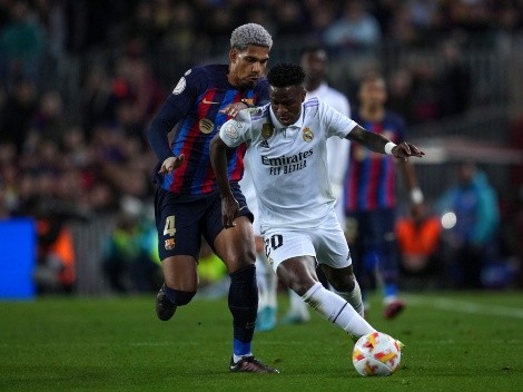 Araújo desabafa contra Vinícius Jr após goleada do Real Madrid no El Clásico