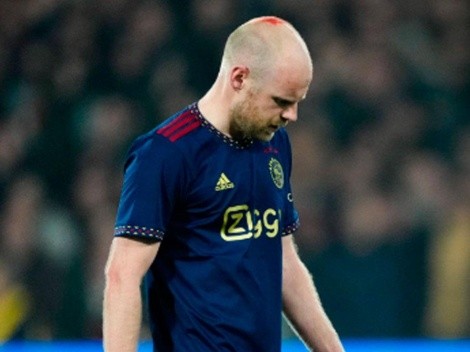 Lluvia de objetos en Países Bajos rompen la cabeza a jugador de Ajax