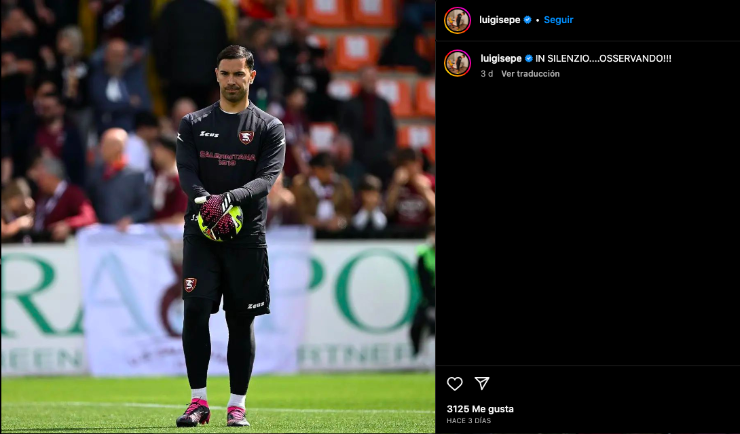 Publicación de Luigi Sepe | Instagram