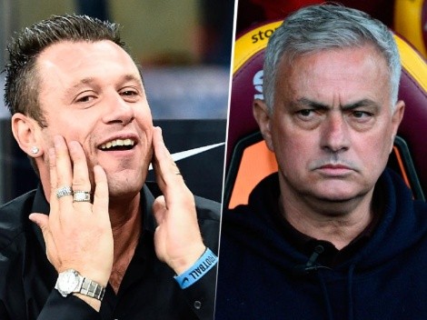 Cassano destrozó a Mourinho: "Le importa una mier... el fútbol"