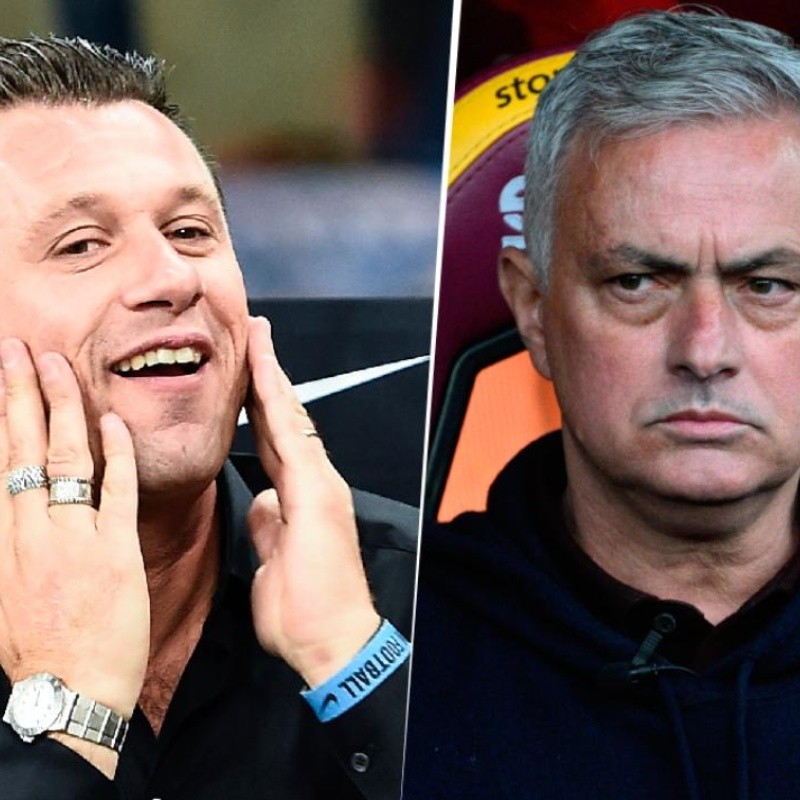 Cassano destrozó a Mourinho: "Le importa una mier... el fútbol"