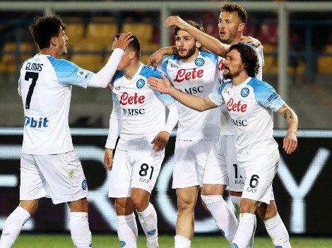 No le sobró nada a Napoli, pero volvió al triunfo ante Lecce en la Serie A
