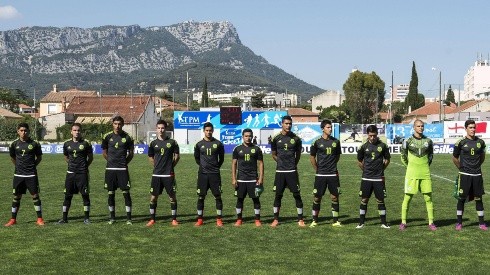 La selección mexicana en el torneo Esperanzas de Toulon de 2015.